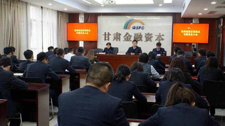 担保集团党总支召开省委巡视反馈意见专题党员大会