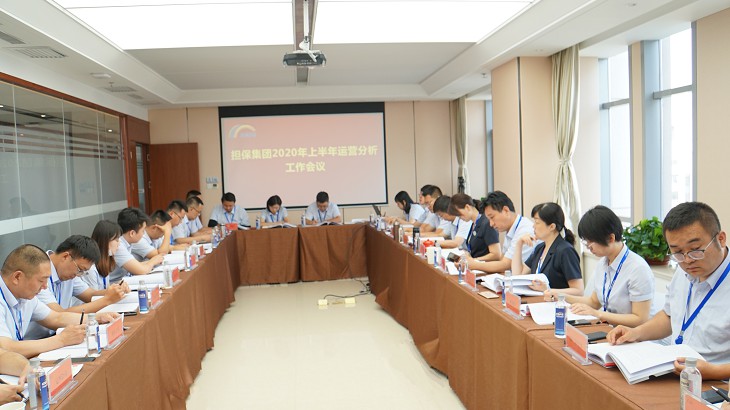 担保集团召开2020年上半年运营分析工作会议