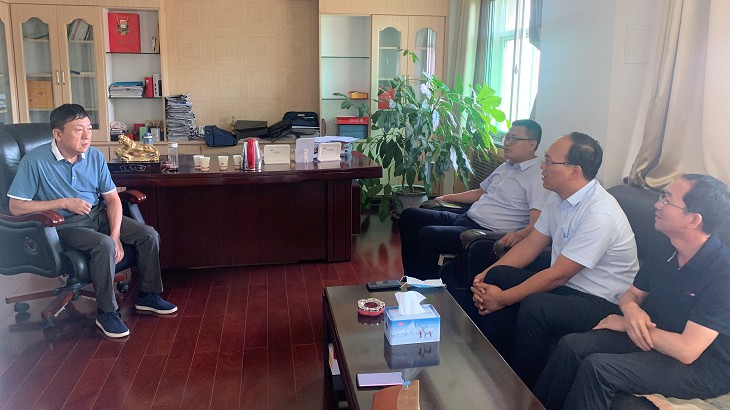 公司领导到张掖分公司调研指导工作