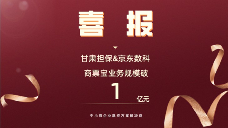 担保集团商票宝业务规模破1亿元