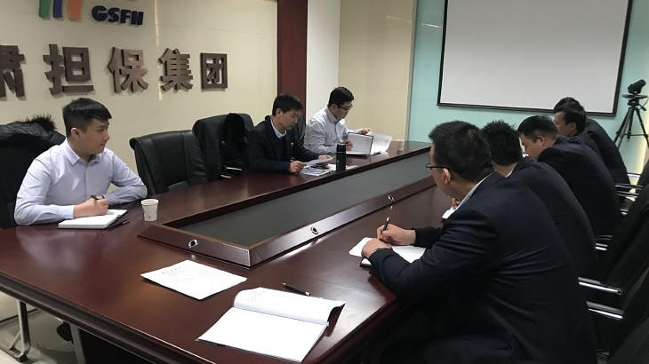 担保集团领导赴定西公司调研指导工作