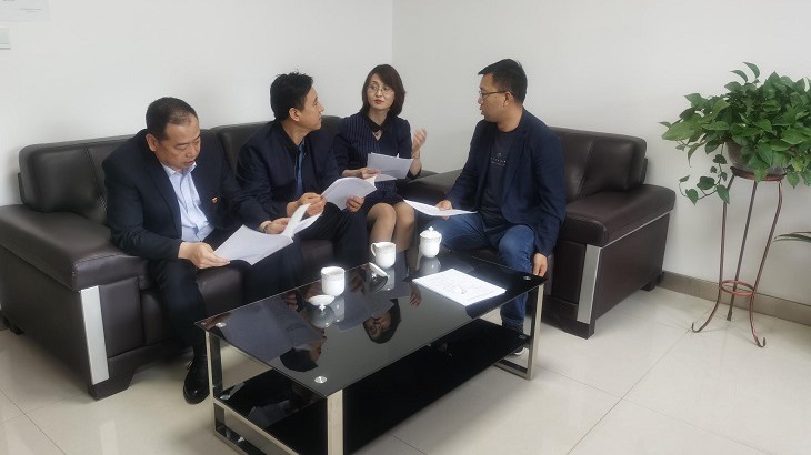 金融资本公司总经理李超一行赴新区公司调研指导工作