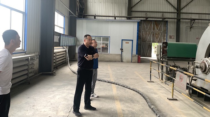 担保集团总经理邹明升一行赴公司重点企业客户现场调研指导工作