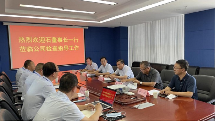 集团公司董事长石培荣一行莅临担保集团张掖分公司调研指导工作