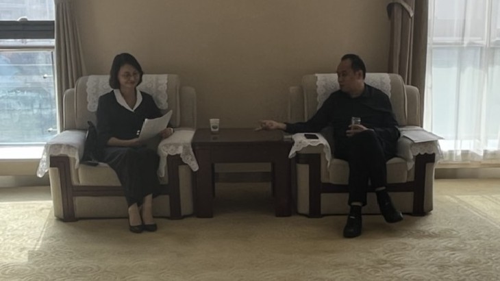 李超董事长一行赴兰州新区管委会洽谈业务