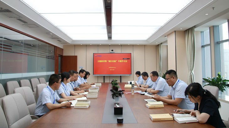 主题教育|担保集团召开主题教育暨  “浦江经验”专题学习会