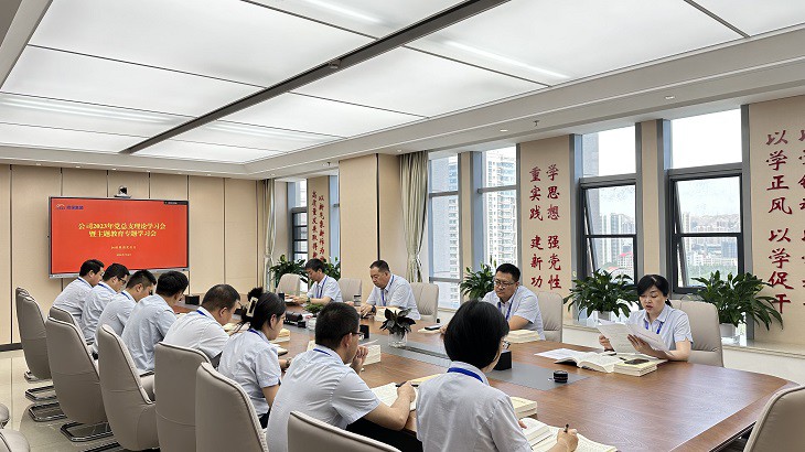 主题教育|担保集团召开第七次党总支理论学习会 暨主题教育专题学习会