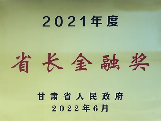 2021年度省长金融奖