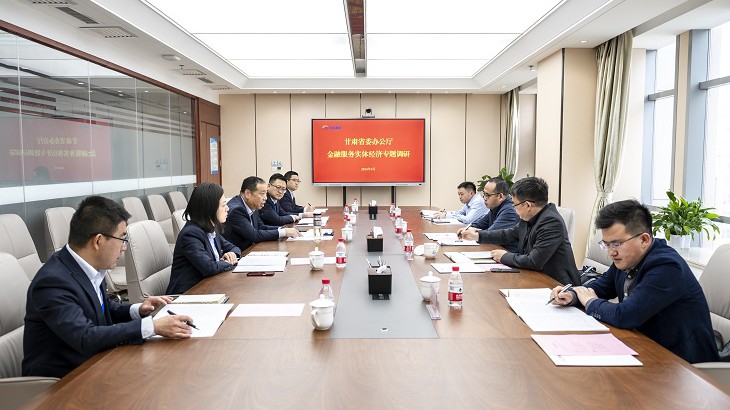 甘肃省委办公厅调研担保集团