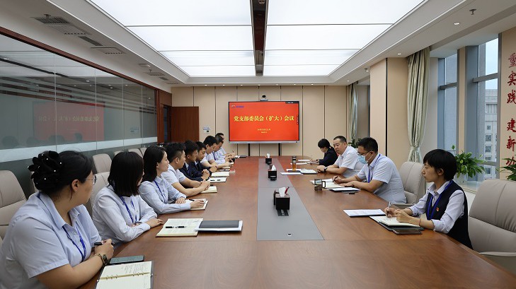 担保集团召开党支部委员会（扩大）会议 传达学习习近平总书记视察甘肃重要讲话和指示精神