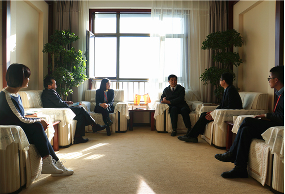 甘肃省特色农产品进出口商会会长到访省融资担保集团