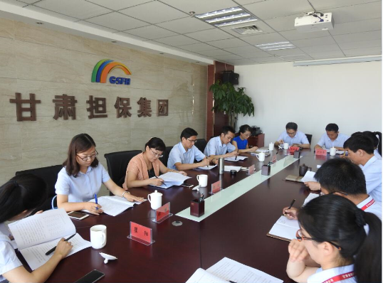 甘肃省金融资本管理有限公司马万荣董事长一行赴锦绣丝路公司调研