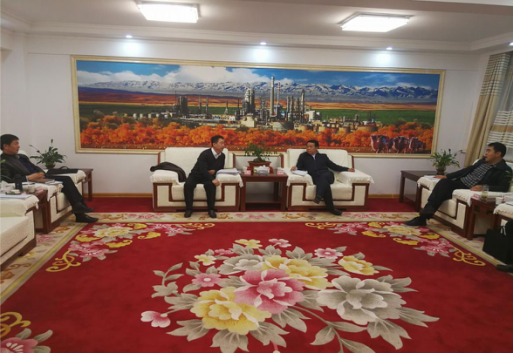 甘肃金融集团副总经理赵金一行赴玉门市洽谈业务合作