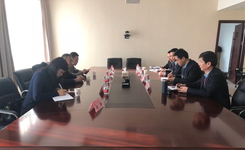 谢景龙常务副总经理与邮储银行天水分行副行长周涛一行座谈