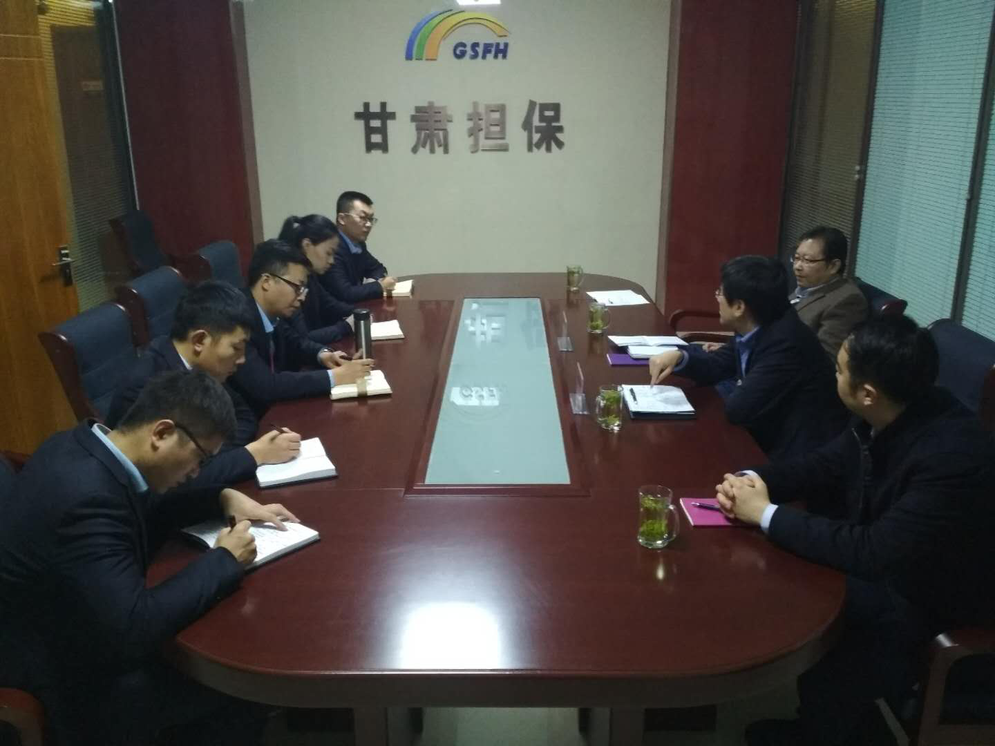 公航旅集团总经理助理白宇勃一行赴武威分公司调研