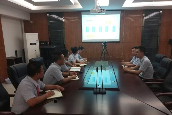 庆阳分公司与商业保理公司洽谈业务合作